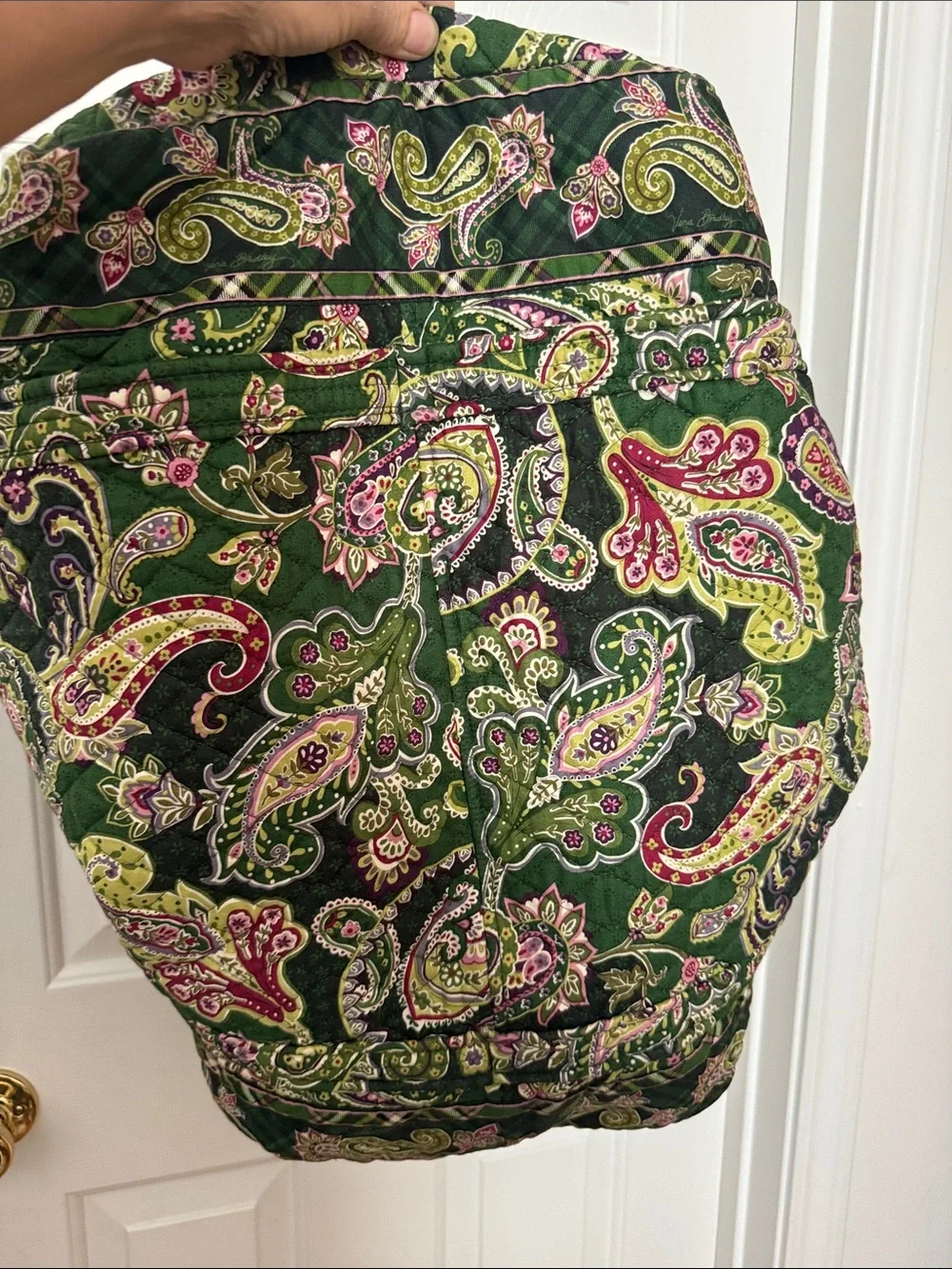 Vera Bradley Paisley Horse Original Duffel Bag - Green